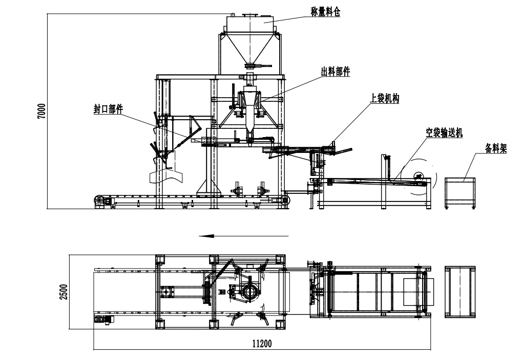 全自動噸袋包裝秤，全自動噸袋包裝機，全自動大袋包裝秤